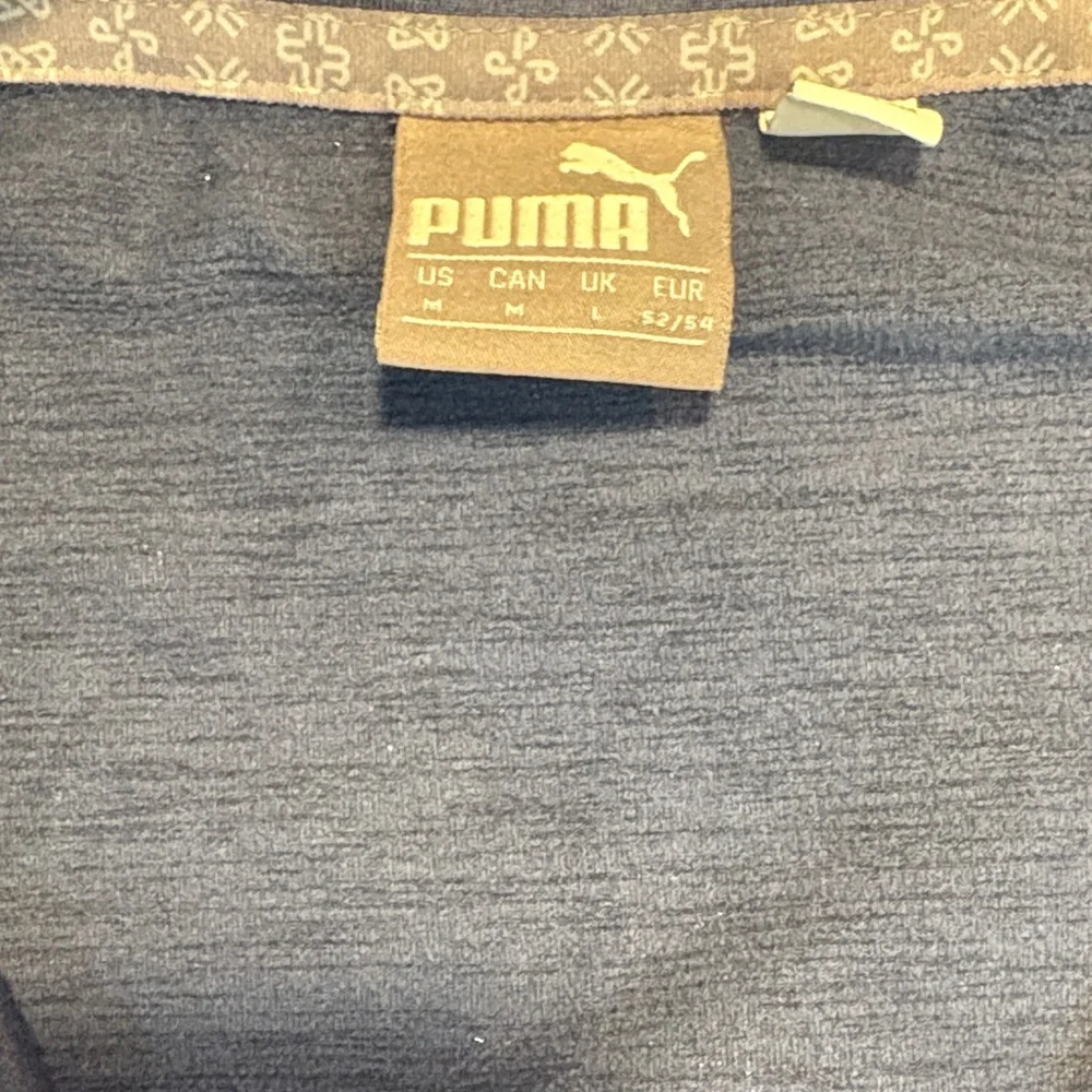 Puma Blue Golf Pullover - Picture 2 of 5